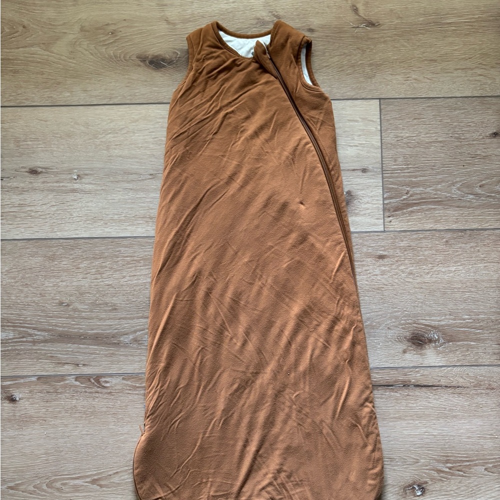 Kyte BABY Brown Sleep Sack Sleeveless Zippered Pajama